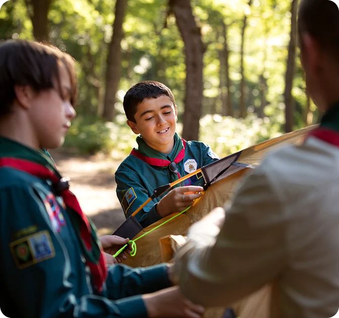 Camp in USA